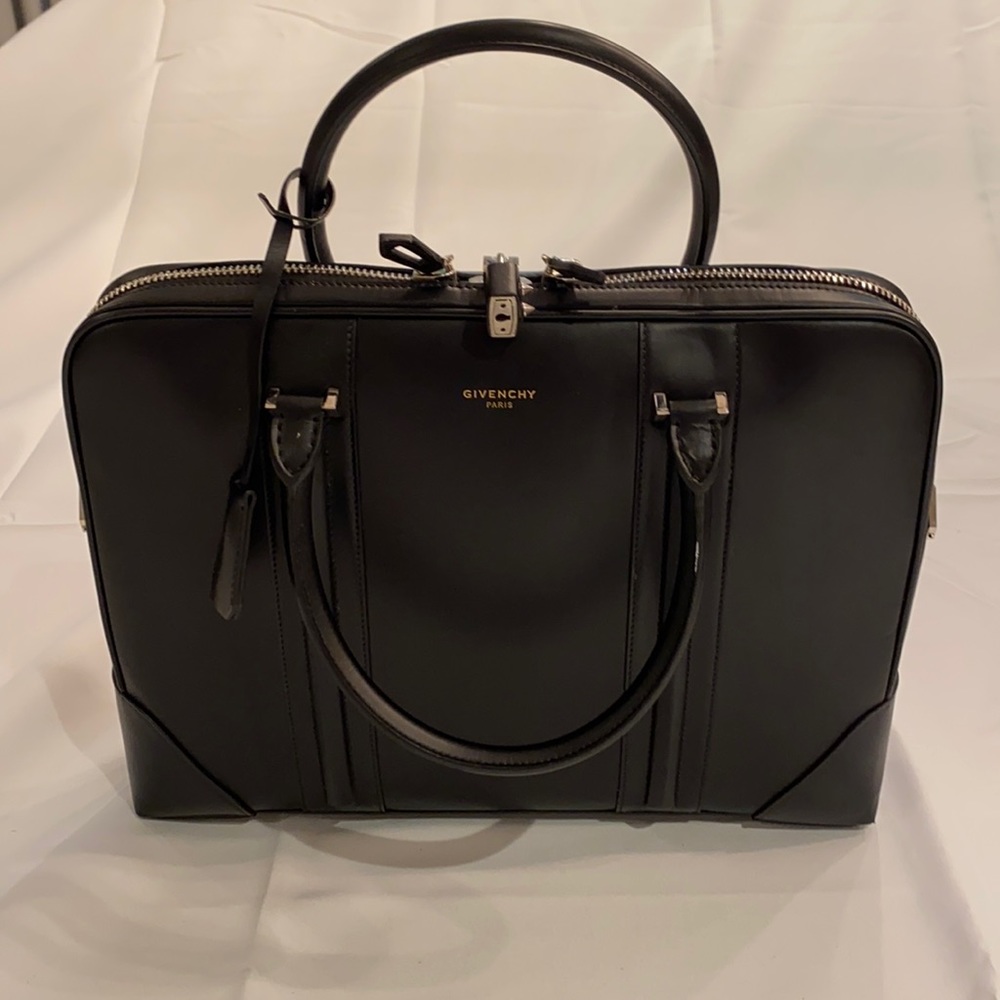 Givenchy briefcase in black leather